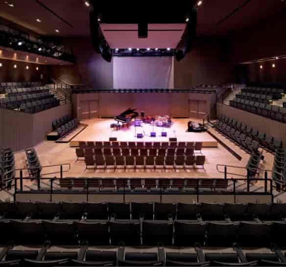 Robert N. Miner Auditorium at SFJAZZ Center, ideal for concerts and corporate events.