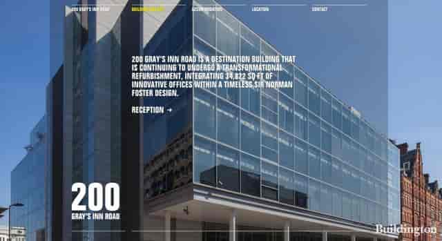 Modern glass-fronted building in WC1X 8XZ, ideal for corporate events and conferences.