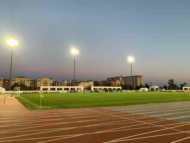 Soccer field at SDSU Sports Deck, ideal for outdoor events and team-building activities.
