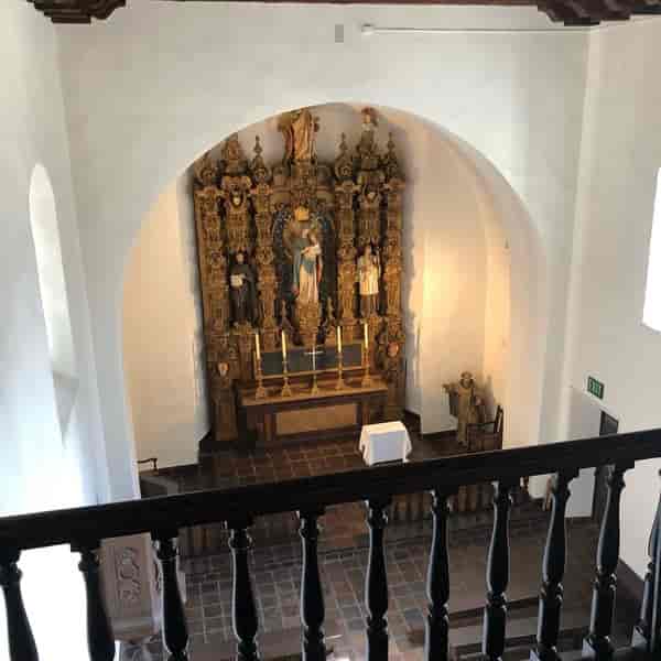 Ornate altar in Saint Francis Chapel, perfect for weddings and spiritual retreats.