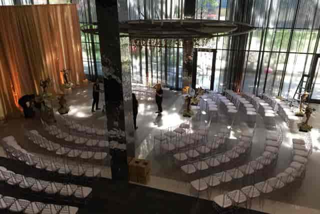 Elegant event space at Phoenix Lounge, perfect for ceremonies and presentations.