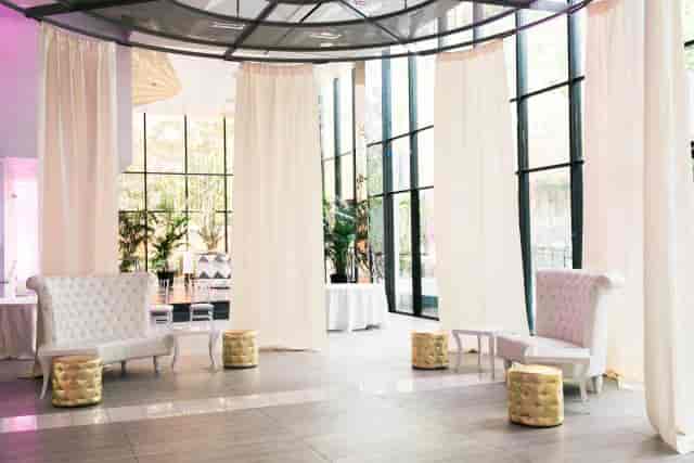 Elegant Phoenix Lounge event space with plush seating for upscale gatherings.
