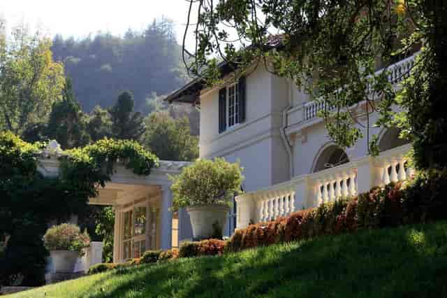 Historic Cottages at Montalvo Arts Center, ideal for outdoor weddings and events.