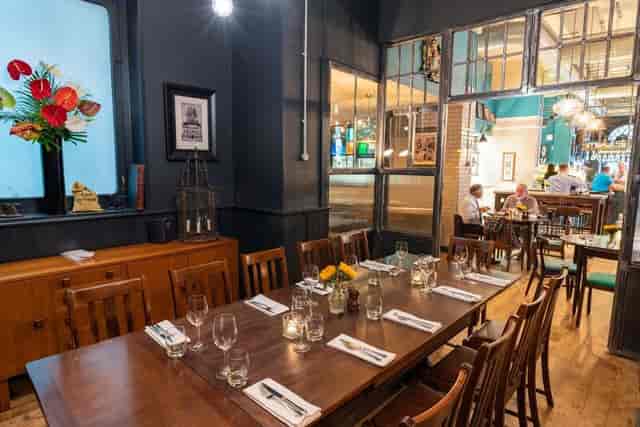 Elegant dining space at The Tokenhouse, perfect for corporate events and intimate gatherings.