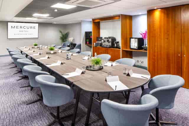 Diane Suite at Mercure Birmingham West Hotel, elegant meeting room for corporate events.