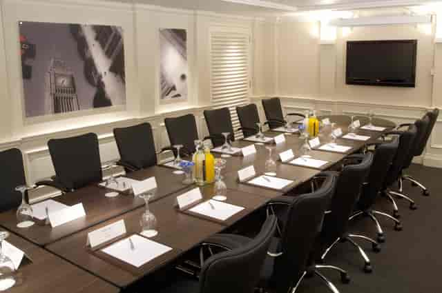 Dickens Suite conference room at London Bridge Hotel, ideal for meetings and events.