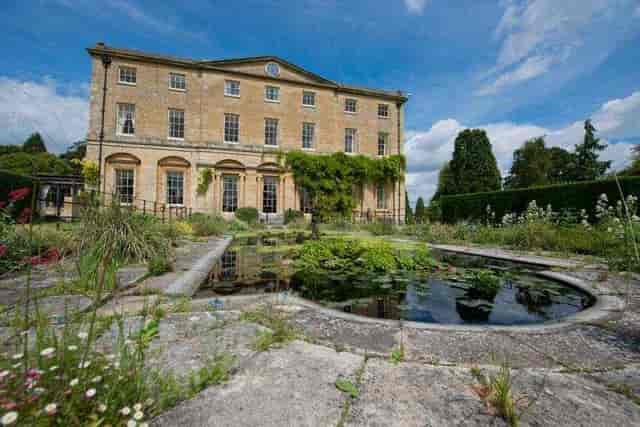 Filming at Courteenhall Estate, a historic venue with lush gardens for outdoor events.