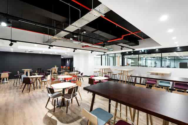 Versatile event space in Cliftons Singapore, ideal for workshops and networking.