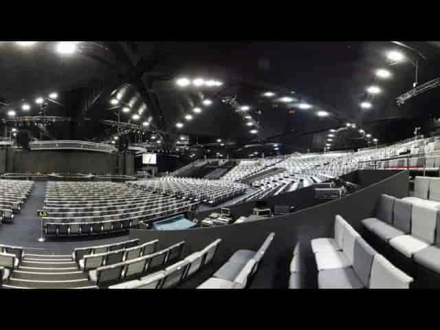 Engage Theatres at Suntec Singapore, modern venue with tiered seating for conferences.