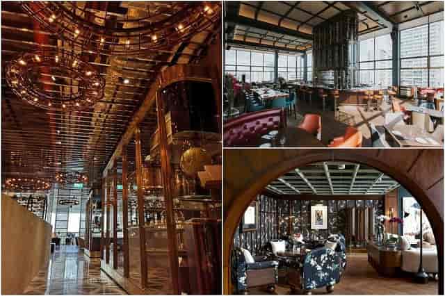 Rooftop venue at Mandala Club with elegant decor for meetings and events.