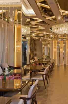 Sophisticated lounge at Metropolitan Casino Mayfair, perfect for upscale events and gatherings.