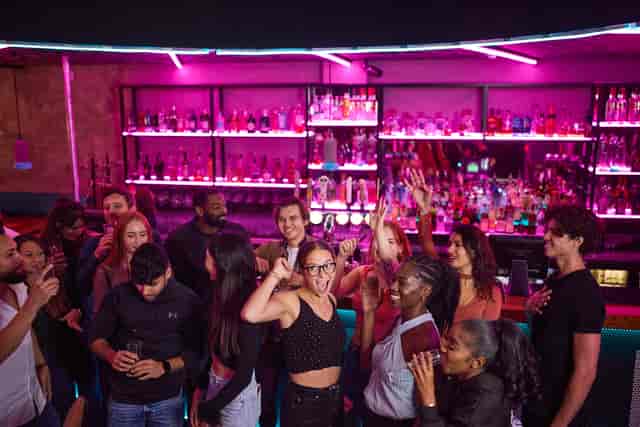 Vibrant party packages at Boom Battle Bar O2, ideal for networking and celebrations.