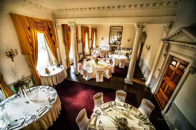 Elegant Main Hall in Stephen’s Green Club, ideal for weddings and corporate events.
