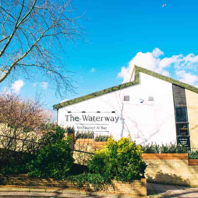 Charming bar at The Waterway, ideal for networking events and private parties.