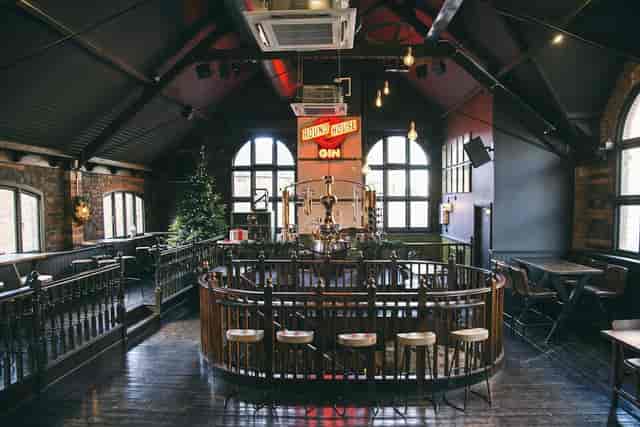 Stylish Terrace in The Distillery London, ideal for networking events and casual meetings.