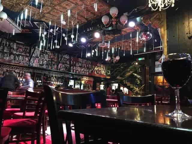 Main Performance Space at Phoenix Arts Club, vibrant venue for events and gatherings.