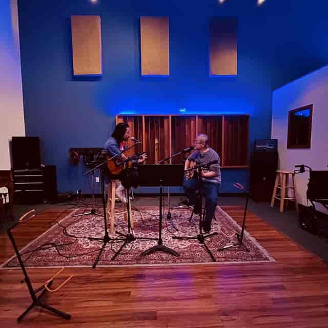 Intimate piano studio in Silicon Valley for live music events and private gatherings.