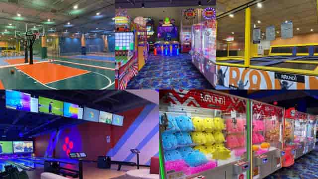 Sports Challenge Complex at Round1 USA: vibrant venue for team-building and corporate events.
