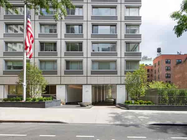 Modern event venue Suites 211 + 212 with sleek facade, ideal for corporate meetings.