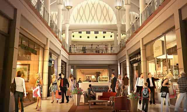 Menlo Park Mall in New Jersey, vibrant shopping space ideal for events and promotions.