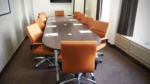 Modern conference room with ergonomic chairs at DoubleTree by Hilton London - Hyde Park.