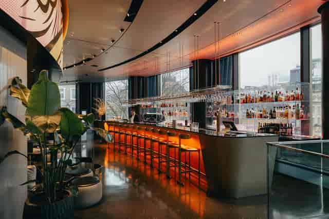 Hoxton Art'otel Bar: Chic lounge, cocktail reception, VIP event