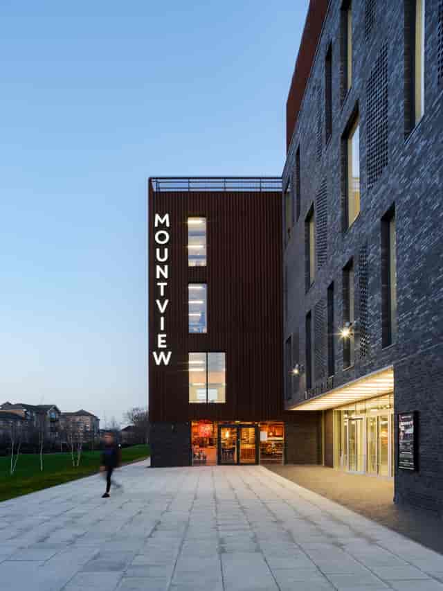 Modern Peckham Room at Mountview, sleek design venue for events and performances.