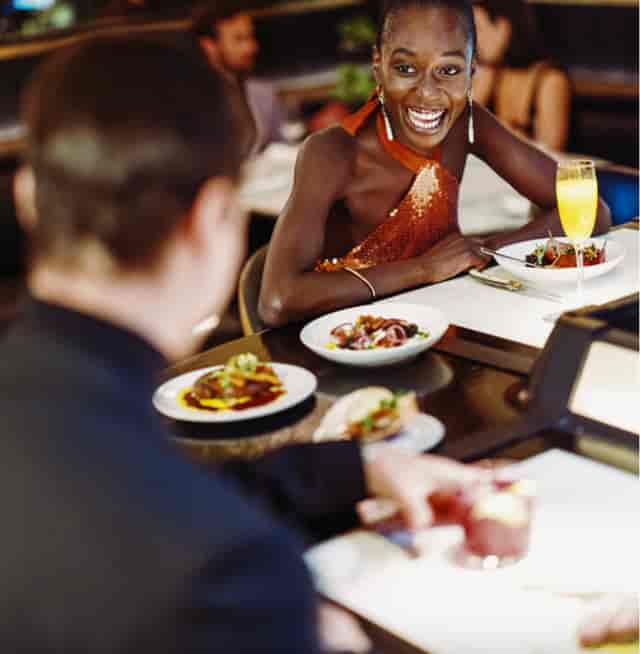 Vibrant dining hall at Harrods, perfect for networking events and celebrations.