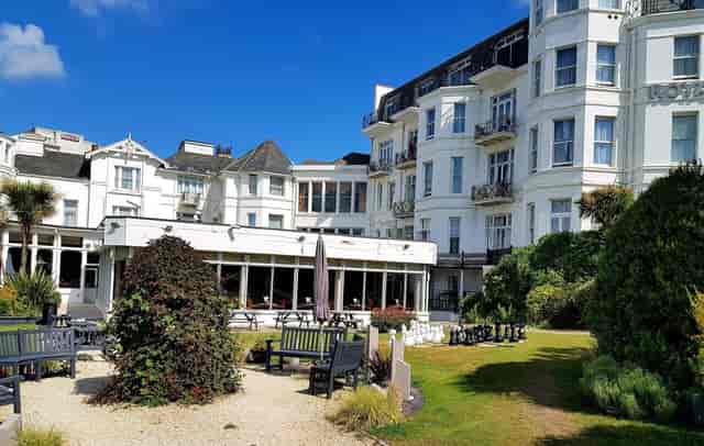 Secret Garden at Royal Bath Hotel: elegant venue for networking events and gatherings.