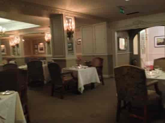 Elegant dining space at Oscar's Restaurant, ideal for intimate events and networking.