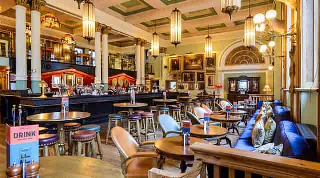Stylish First Floor Bar at Cosy Club, ideal for cocktail receptions and networking events.