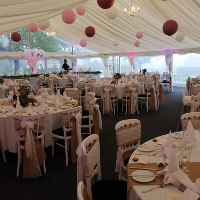 Luxury Glazed Garden Marquee