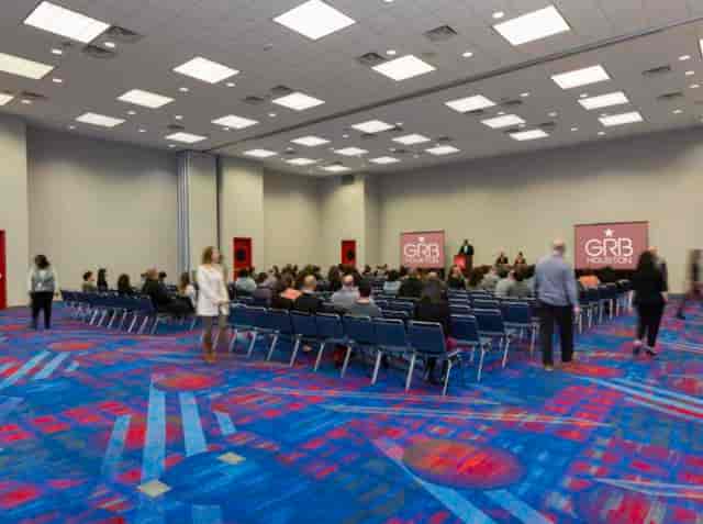 Meeting Room at George R. Brown Convention Center, organized for a conference event.