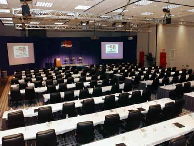 Meeting Room at George R. Brown Convention Center, organized for conferences and presentations.