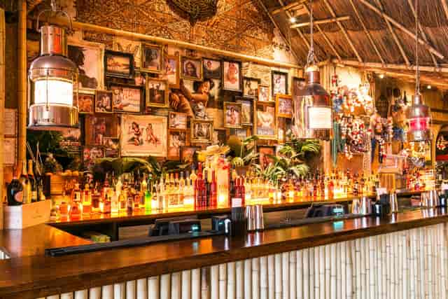 Vibrant bar venue in Lola Lo Bristol, ideal for networking events and cocktail receptions.