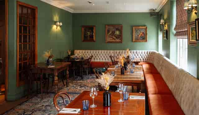 Stylish dining space in The Dorset Room, perfect for intimate gatherings and corporate events.