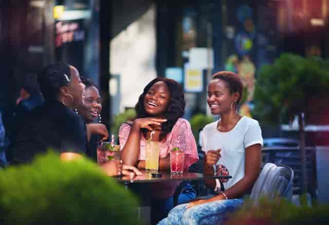 Vibrant outdoor cafe at ODEON Dudley Merry Hill, ideal for networking and social mixers.