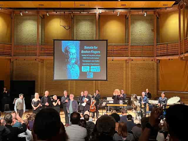 Live performance at Parabola Arts Centre, showcasing musicians and audience engagement.