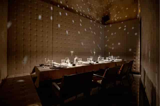 Elegant private dining in Le Salon Chinois, Les Bains Paris - ideal for exclusive events.