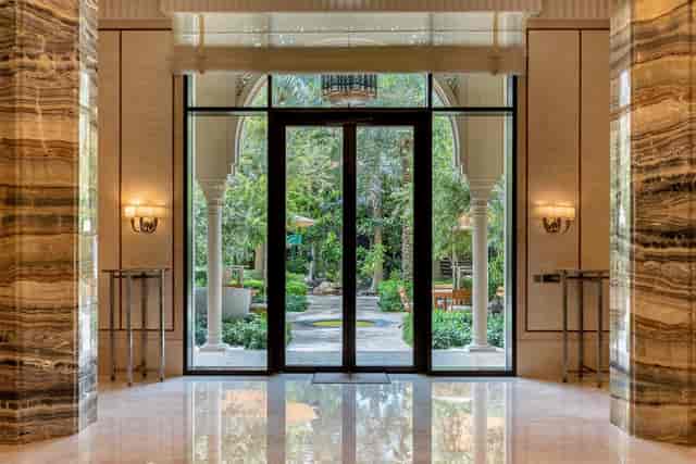 Lulwa Meeting Room entrance at Four Seasons Dubai, ideal for upscale events and gatherings.