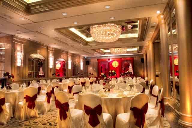 Monaco Room at Regal Hongkong Hotel, elegant banquet hall for weddings and galas.
