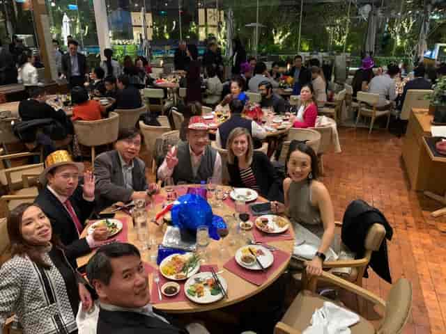 Lively banquet in Regatta Room, Royal Hong Kong Yacht Club, perfect for networking events.