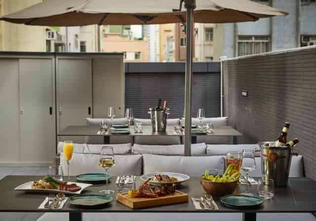 Outdoor terrace