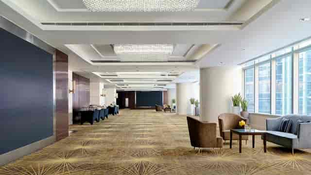 Spacious meeting room at Cordis, Hong Kong for conferences and networking events.