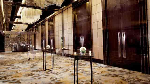 Elegant Pre-Function Area at The Ritz-Carlton, Hong Kong for networking events and receptions.