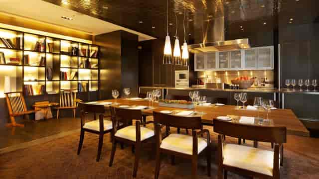 Sophisticated Tarragon dining space at Grand Hyatt Tokyo, ideal for exclusive events.