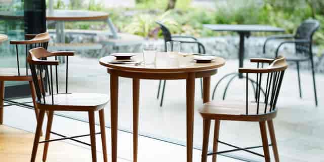 Stylish minimalist dining setup at NOHGA HOTEL UENO TOKYO for networking events.