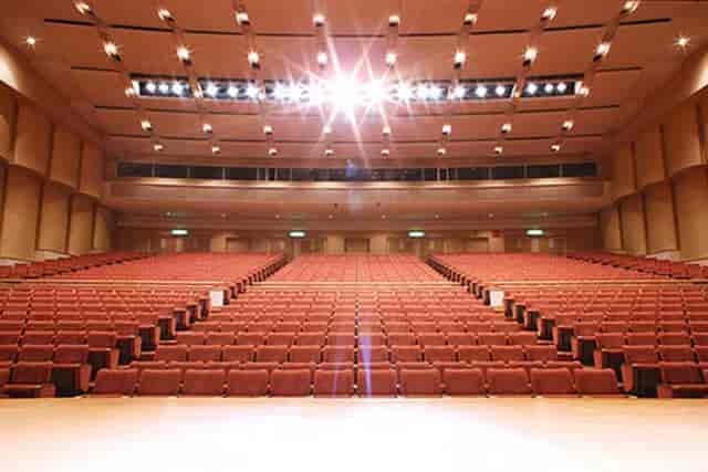 Spacious auditorium at PACIFICO Yokohama, ideal for conferences and presentations.