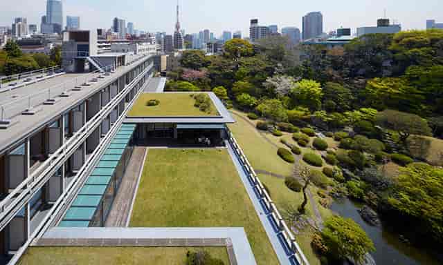 Modern function room at International House of Japan, ideal for corporate events and receptions.