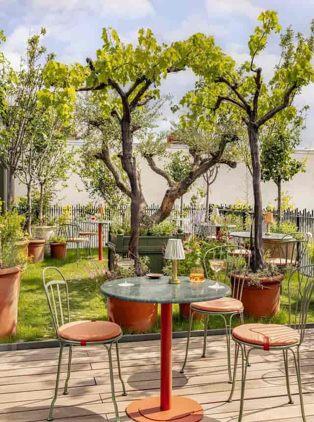 Charming outdoor venue L'Atelier, perfect for intimate gatherings and events.